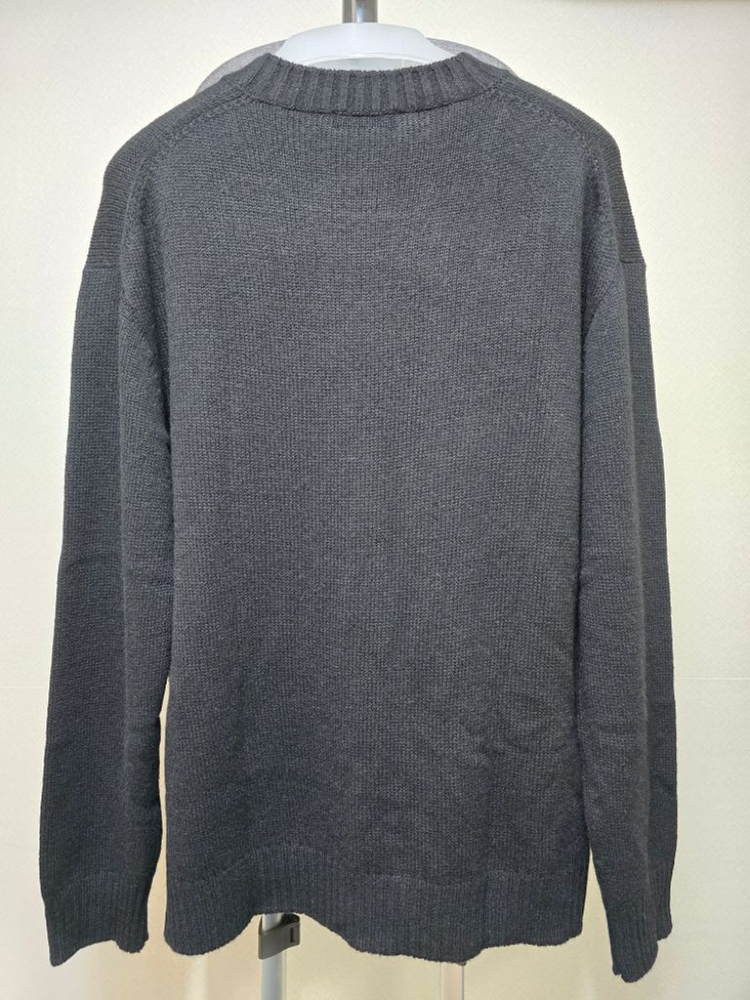 프라다 23fw 캐시미어 크루넥 티셔츠 정품--3