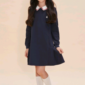 빈폴 키즈 주름 포인트 피케 원피스