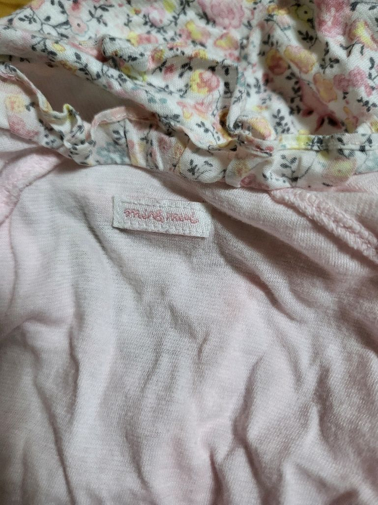 밍크뮤 배냇저고리 모자 이미지