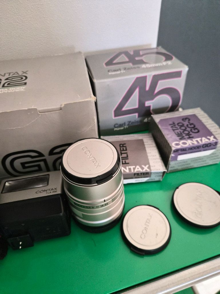 콘탁스g2 45mm / 90mm 플래쉬 세트--1