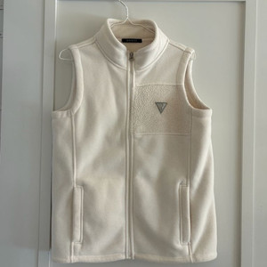 게스 반팔 후리스 조끼