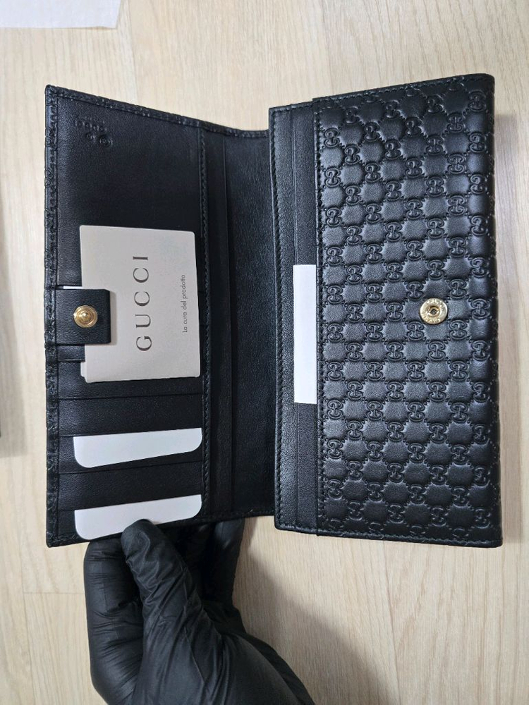 구찌 마이크로시마 여성 장지갑 ( 새상품 )--1