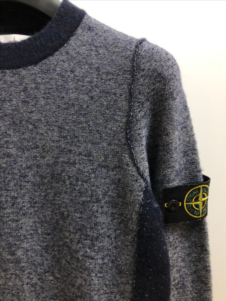 스톤아일랜드 정품 11주년 배색 니트 이미지