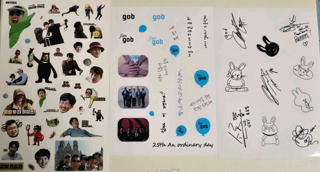 <일괄판매>지오디 굿즈 필름 토이카메라+응원봉슈슈+베베지오디+ 투러브 악세사리+쏠곰--5