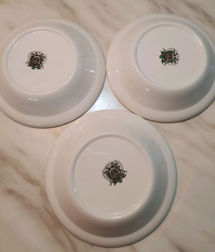 영국포트메리온 초창기 희귀로고 파스타볼3개일괄--3