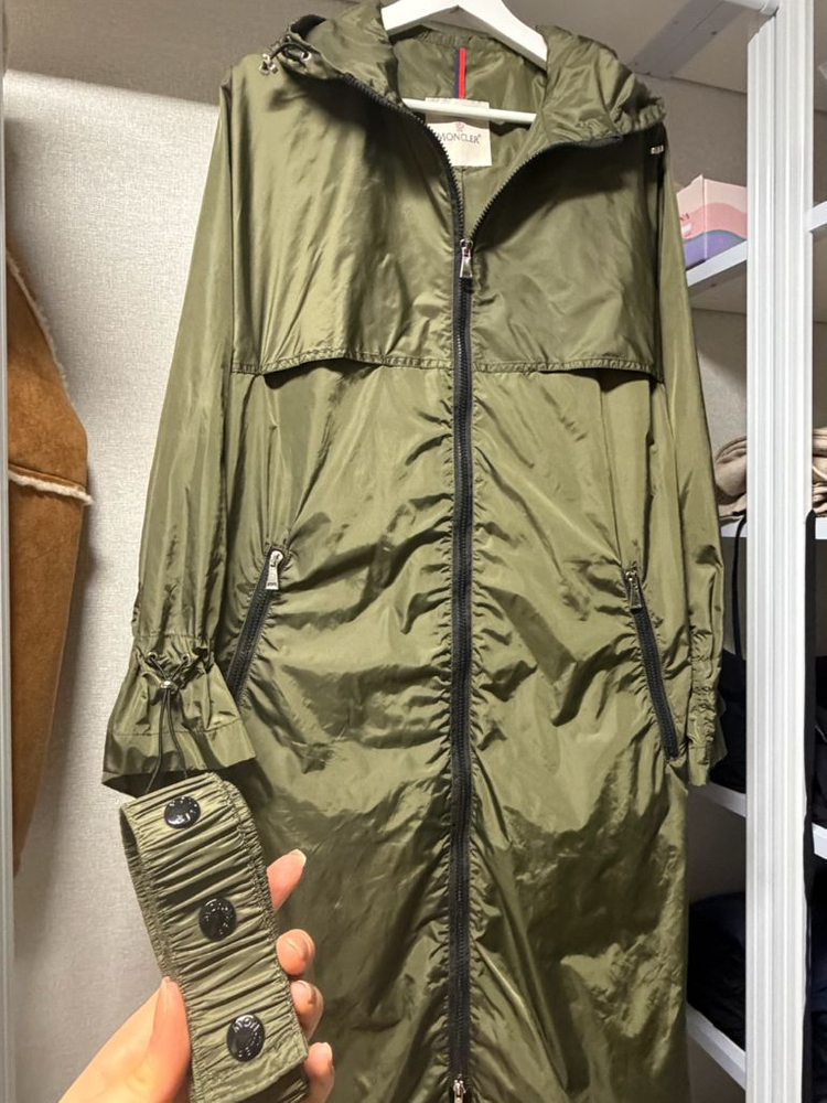 새상품) 몽클레어 롱 바람막이 1사이즈 이미지