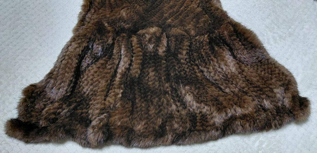 까르벤정 밍크 목도리--3