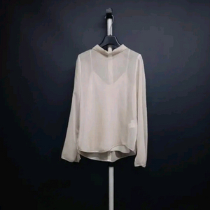 타임 TIME 오셀로 시스루 긴팔블라우스 33-55 이미지