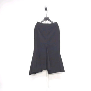 TIME 타임 블랙 춘하추 머에이드플레어 롱 스커트 44 이미지