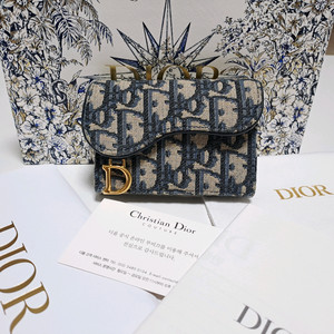 [100%/정품] 디올 새들 오블리크 자카드 카드지갑, 디올지갑,디올카드지갑,디올새들지갑