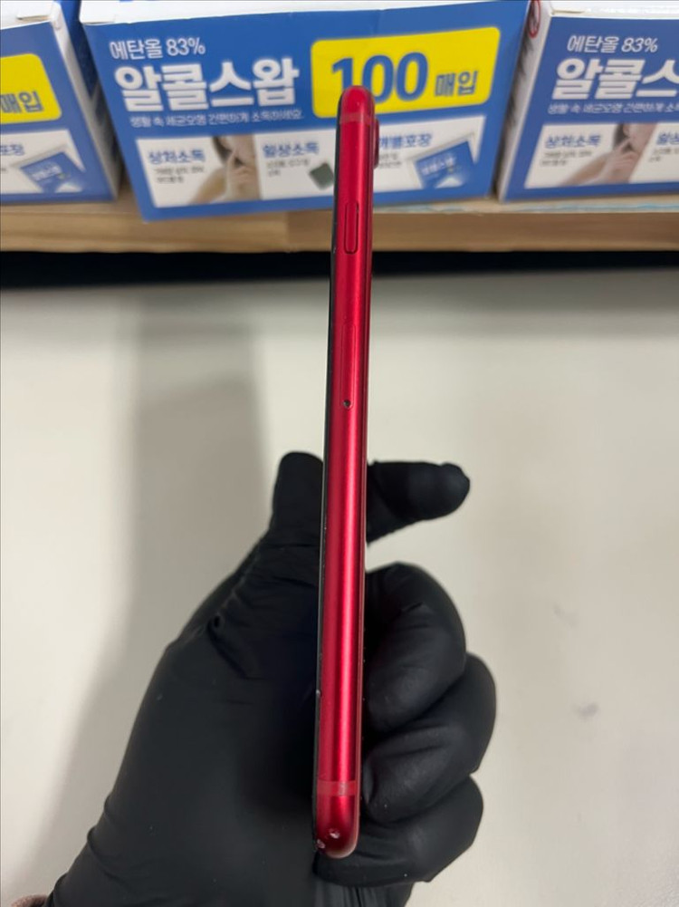 아이폰Se3 128G 레드 A급!--4