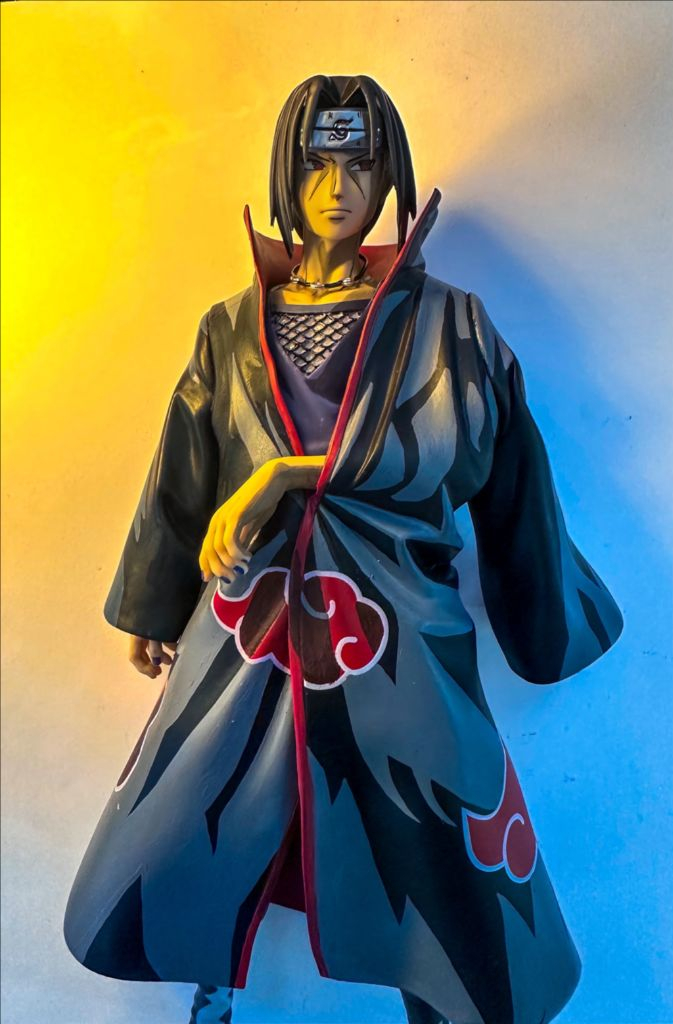 나루토 우치하 이타치 애니 도색 리페인트 아마테라스 룩업 화둔 레진 사스케 카카시 사륜안 리페인팅 아카츠키 피규어 이미지