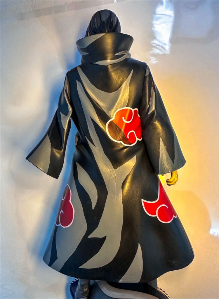 나루토 우치하 이타치 애니 도색 리페인트 아마테라스 룩업 화둔 레진 사스케 카카시 사륜안 리페인팅 아카츠키 피규어 이미지