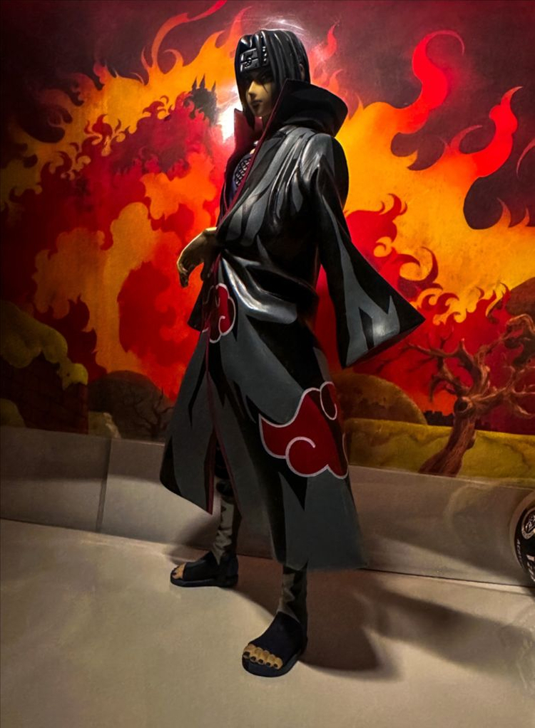 나루토 우치하 이타치 애니 도색 리페인트 아마테라스 룩업 화둔 레진 사스케 카카시 사륜안 리페인팅 아카츠키 피규어 이미지