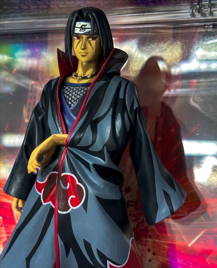 나루토 우치하 이타치 애니 도색 리페인트 아마테라스 룩업 화둔 레진 사스케 카카시 사륜안 리페인팅 아카츠키 피규어 이미지