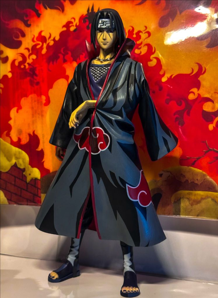 나루토 우치하 이타치 애니 도색 리페인트 아마테라스 룩업 화둔 레진 사스케 카카시 사륜안 리페인팅 아카츠키 피규어 이미지