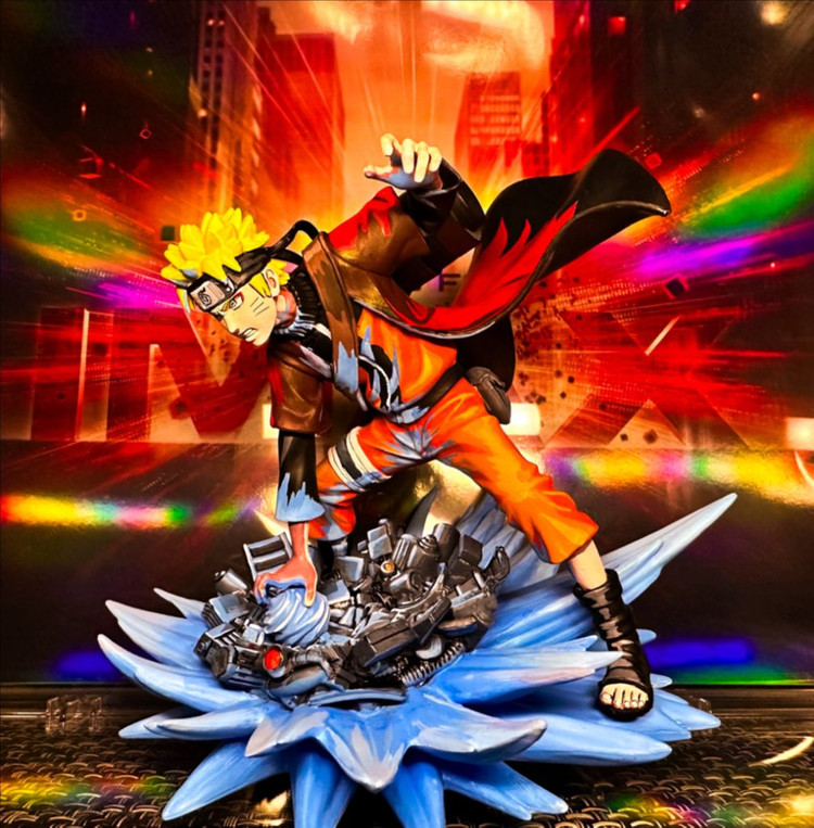 나루토 질풍전 2D리페인트 선인모드 레진 구미호 룩업 사스케 사쿠라 리페인팅 나뭇잎마을 차크라 도색 나선환 피규어 이미지