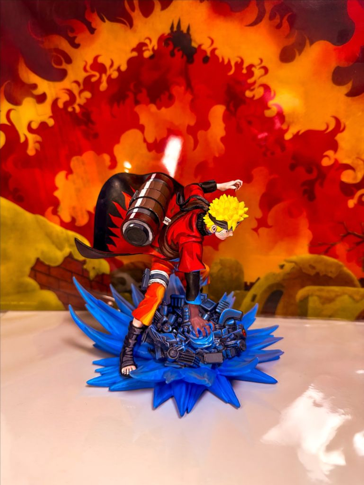 나루토 질풍전 2D리페인트 선인모드 레진 구미호 룩업 사스케 사쿠라 리페인팅 나뭇잎마을 차크라 도색 나선환 피규어 이미지