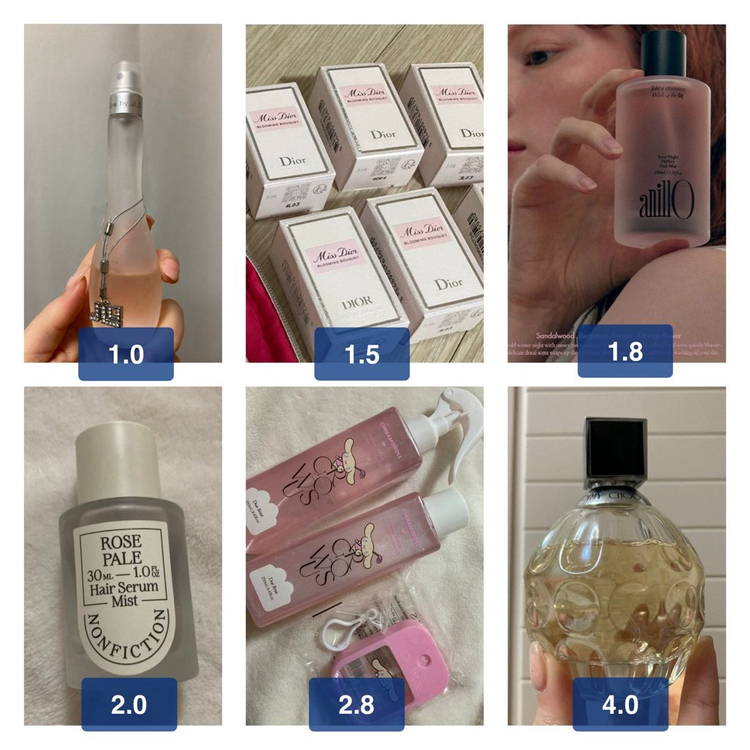 [향수 미니어처] 랑콤 빅토리아시크릿 까사렐 폴로 아쿠아디파르마 이브로쉐 사라제시카 / 라비에벨 티즈 밤쉘 로렌 등 이미지