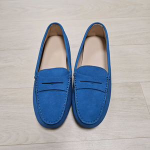 르꼬르망 드라이빙슈즈 스웨이드 블루