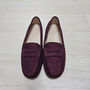 르꼬르망 드라이빙슈즈 스웨이드 와인