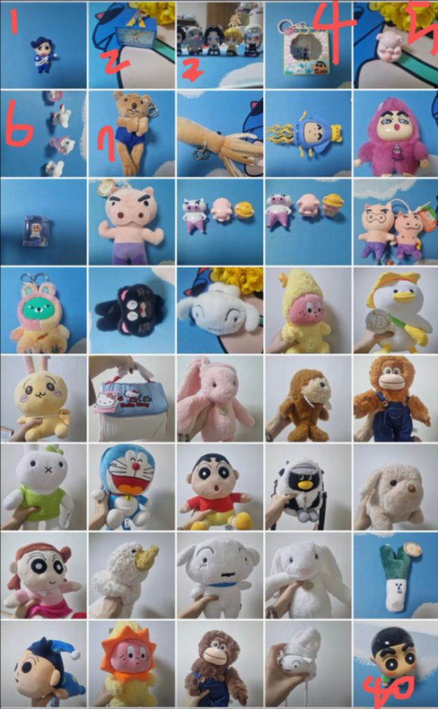 캐릭터 인형 팝니다 (인형뽑기, 귀멸의 칼날, 짱구 피규어 다수) 이미지