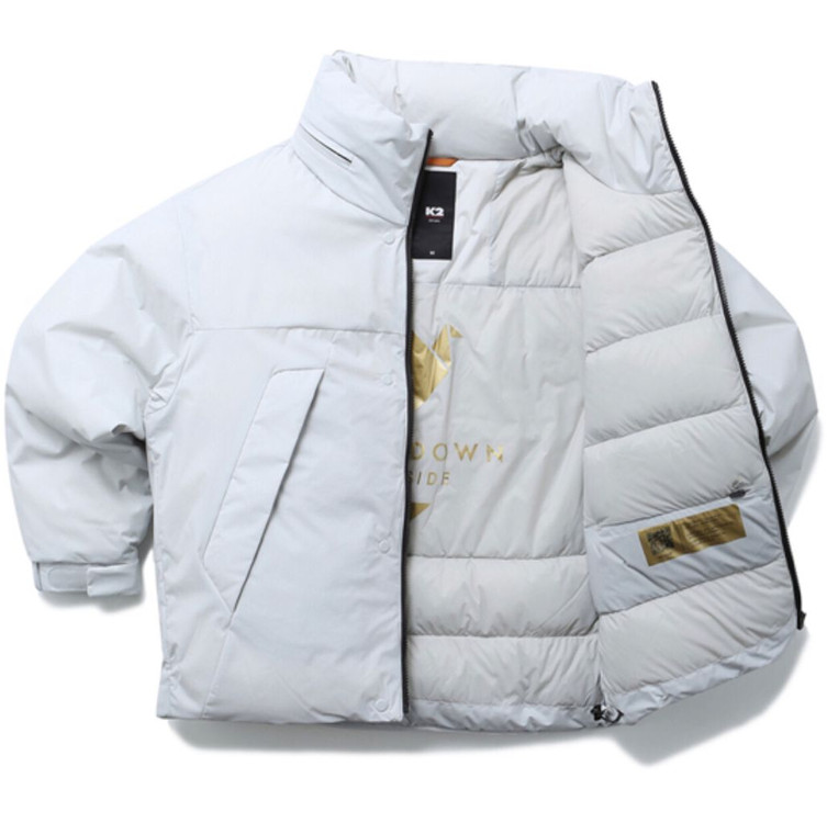 K2 수지 패딩 씬에어 라이트 스노우 그레이 이미지