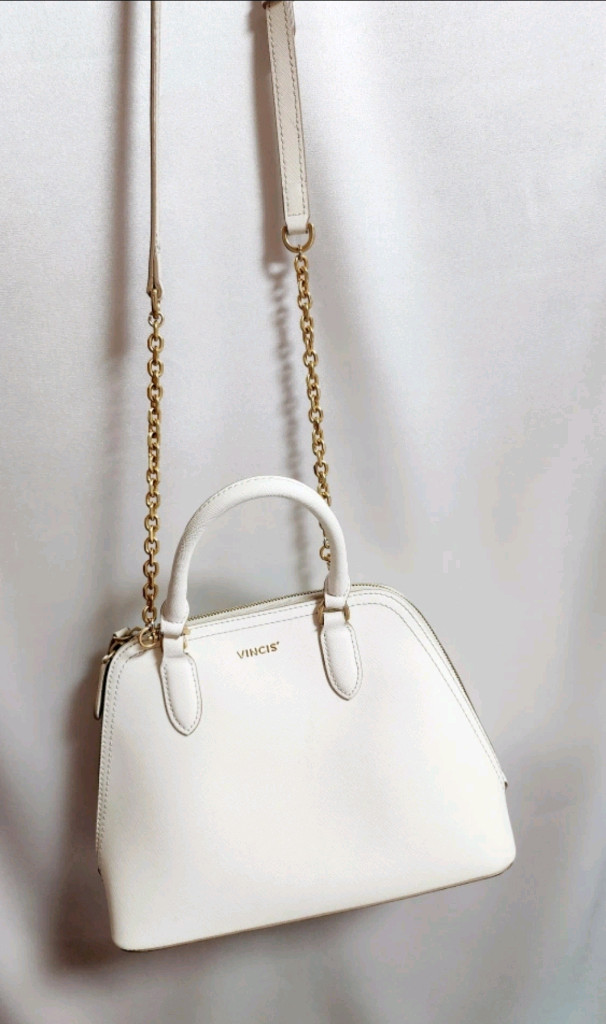 (단종)빈치스 정품 소가죽 가방 데일리백 추천! 사다리꼴 가방 토트백 크로스백 여성가방 핸드백--2