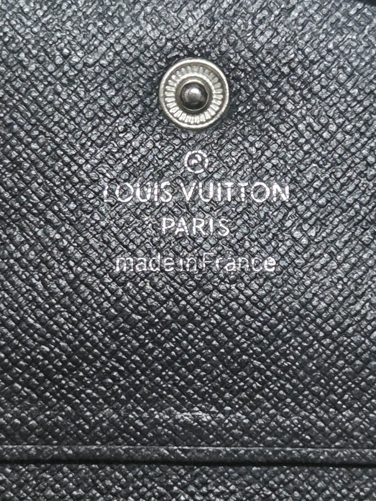 [정품] 루이비통 에피 레더 반지갑 블랙--3