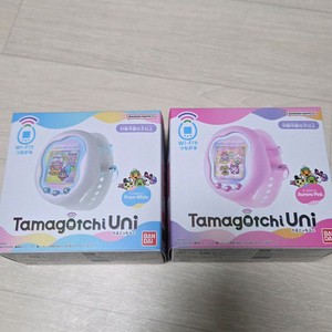 다마고치 유니 미개봉 프리즘 화이트,오로라 핑크