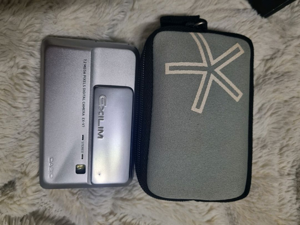 카시오 엑슬림 ex-v7 레트로 디카 빈티지 카메라--1