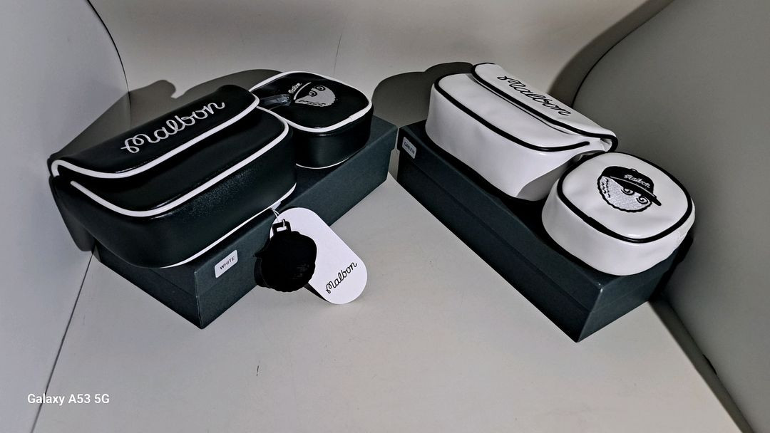 MALBON GOLF TWO POCKETS BELT BAG--1