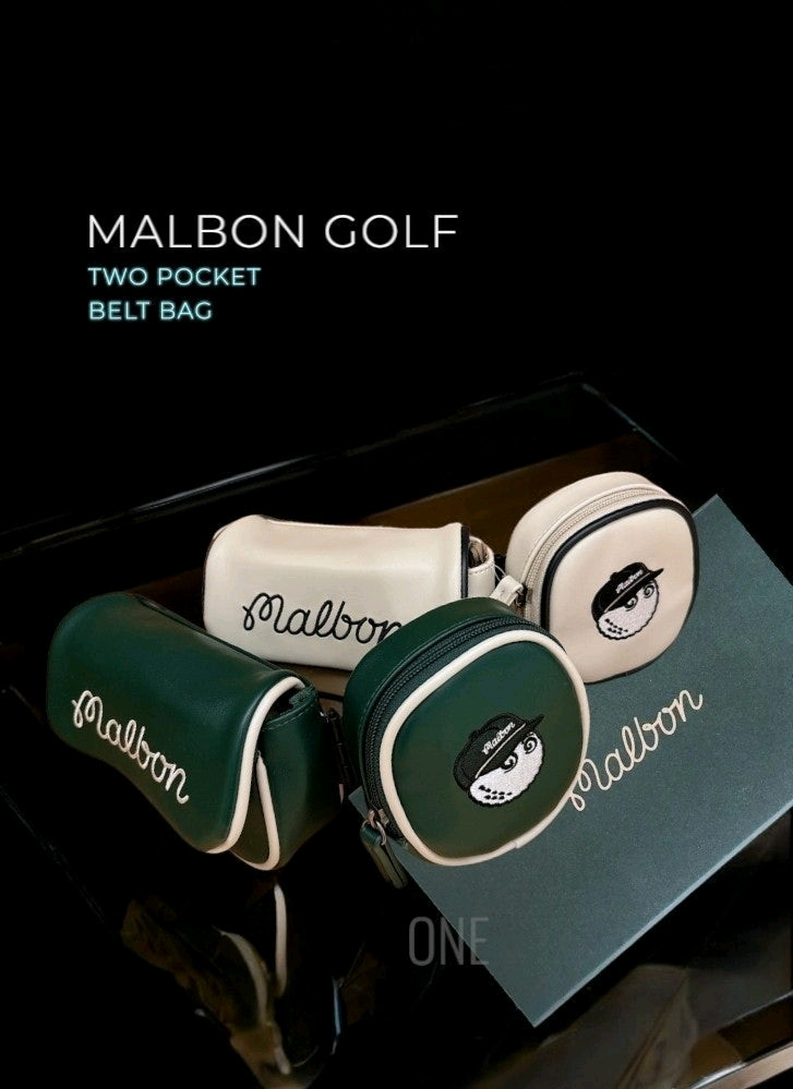 MALBON GOLF TWO POCKETS BELT BAG--3
