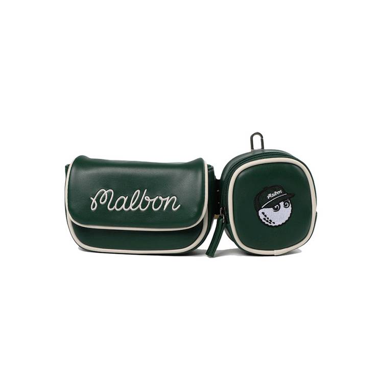 MALBON GOLF TWO POCKETS BELT BAG--6