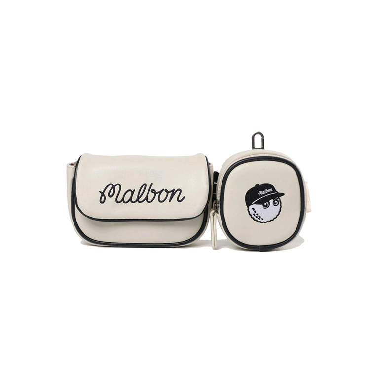 MALBON GOLF TWO POCKETS BELT BAG--8