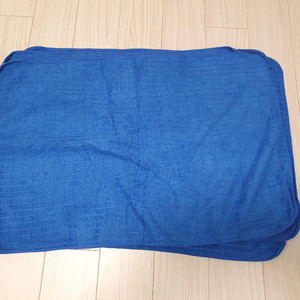 파란색 극세사 걸레