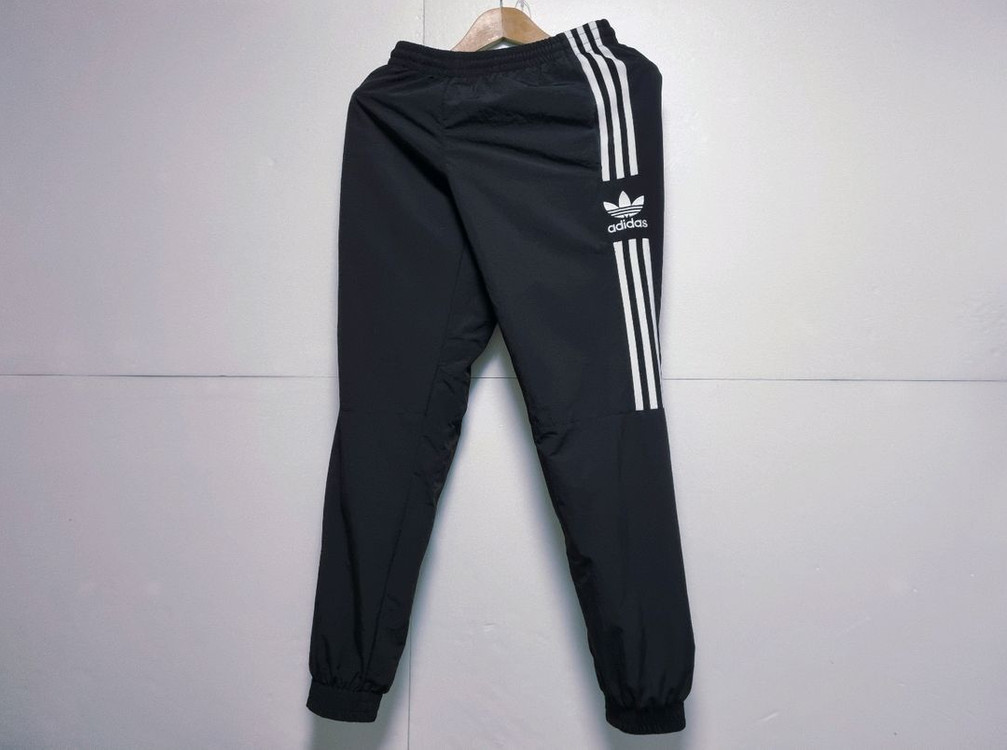남성 아디다스 OG 불꽃 락업 우븐 트랙 팬츠 바지 트레이닝복 검정 블랙--1