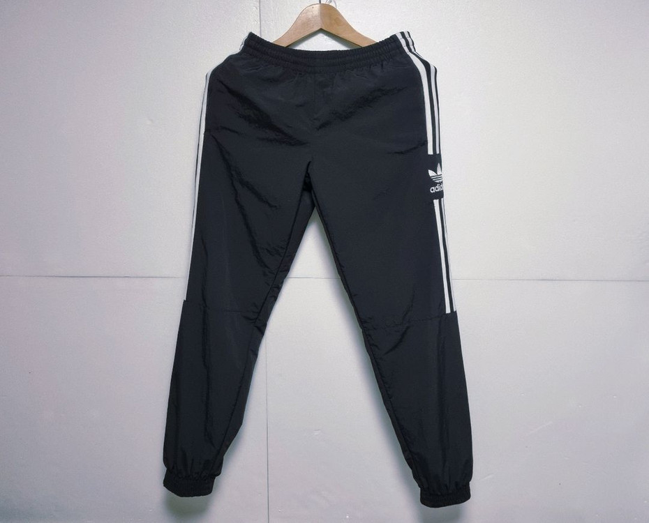 남성 아디다스 OG 불꽃 락업 우븐 트랙 팬츠 바지 트레이닝복 검정 블랙--2