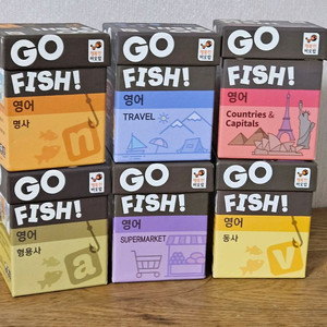 고피쉬 영어 단어카드 게임 6종세트 택포