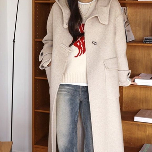 $새제품$ 오트밀 자타라 핸드메이드코트 이미지