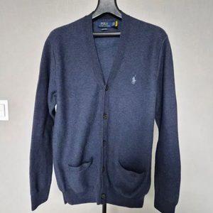 폴로 랄프로렌 피마 코튼 네이비 가디건 L