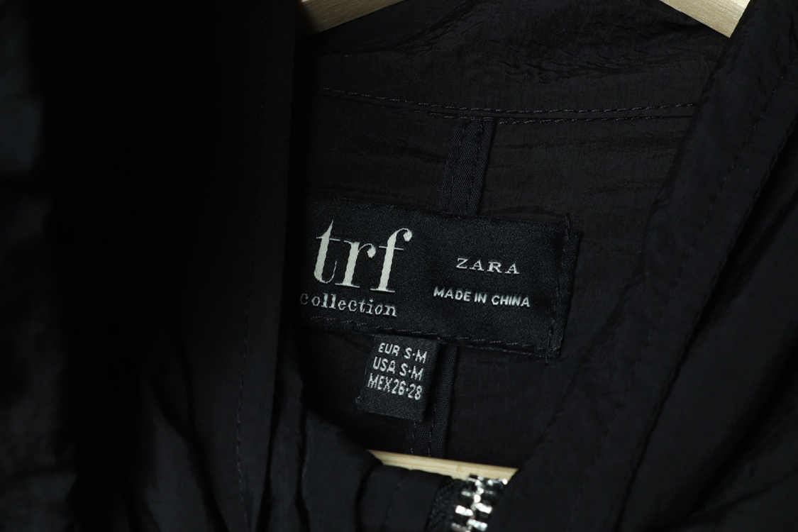 W(M-L) 자라 집업 바람막이 점퍼자켓 TRF 희귀--7