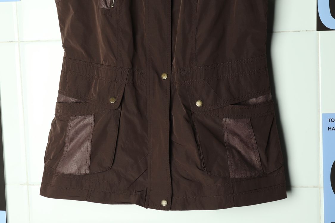 W(M-L) 크로커다일 집업 바람막이 점퍼자켓 초코--3