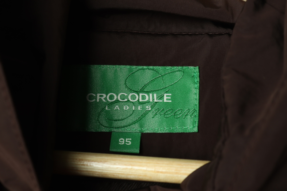 W(M-L) 크로커다일 집업 바람막이 점퍼자켓 초코--4