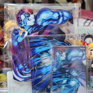 귀멸의 칼날 제일복권 웹샵쿠지 아카자 재래vs탄지로, 기유편 아크릴 스탠드, 클리어카드 피규어 이미지