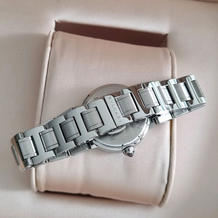 불가리 불가리 신형 비제로 쿼츠 마더 오브 펄 26mm BBL26WSSD--4