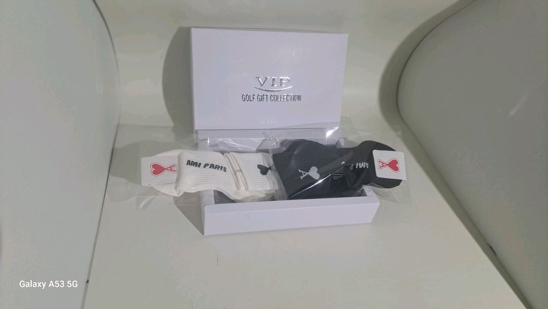 브랜드별 골프양말 5켤레 세트--2