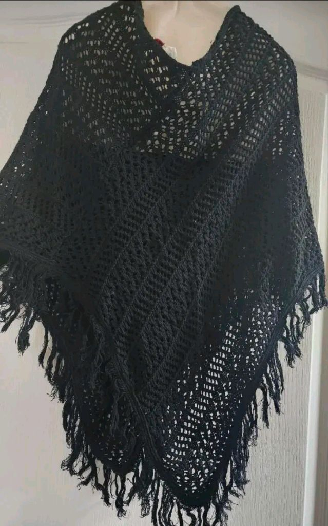 (새상품)이태리 Liu.Jo 핸드메이드 니트 판쵸ㅡFree--3