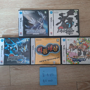 닌텐도 ds 포켓몬 디아루가 화이트 목장이야기 너와함께자라는섬 리듬세상 곽팩