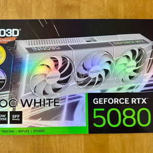 대구) INNO3D 지포스 RTX 5080 OC 화이트 미개봉 이미지